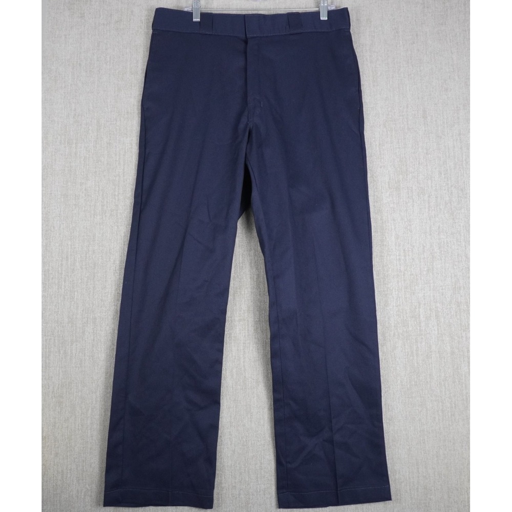 Dickies Men's 874 Original Fit Work Pants Size 36x32 Blue Flex NEW with Tags
